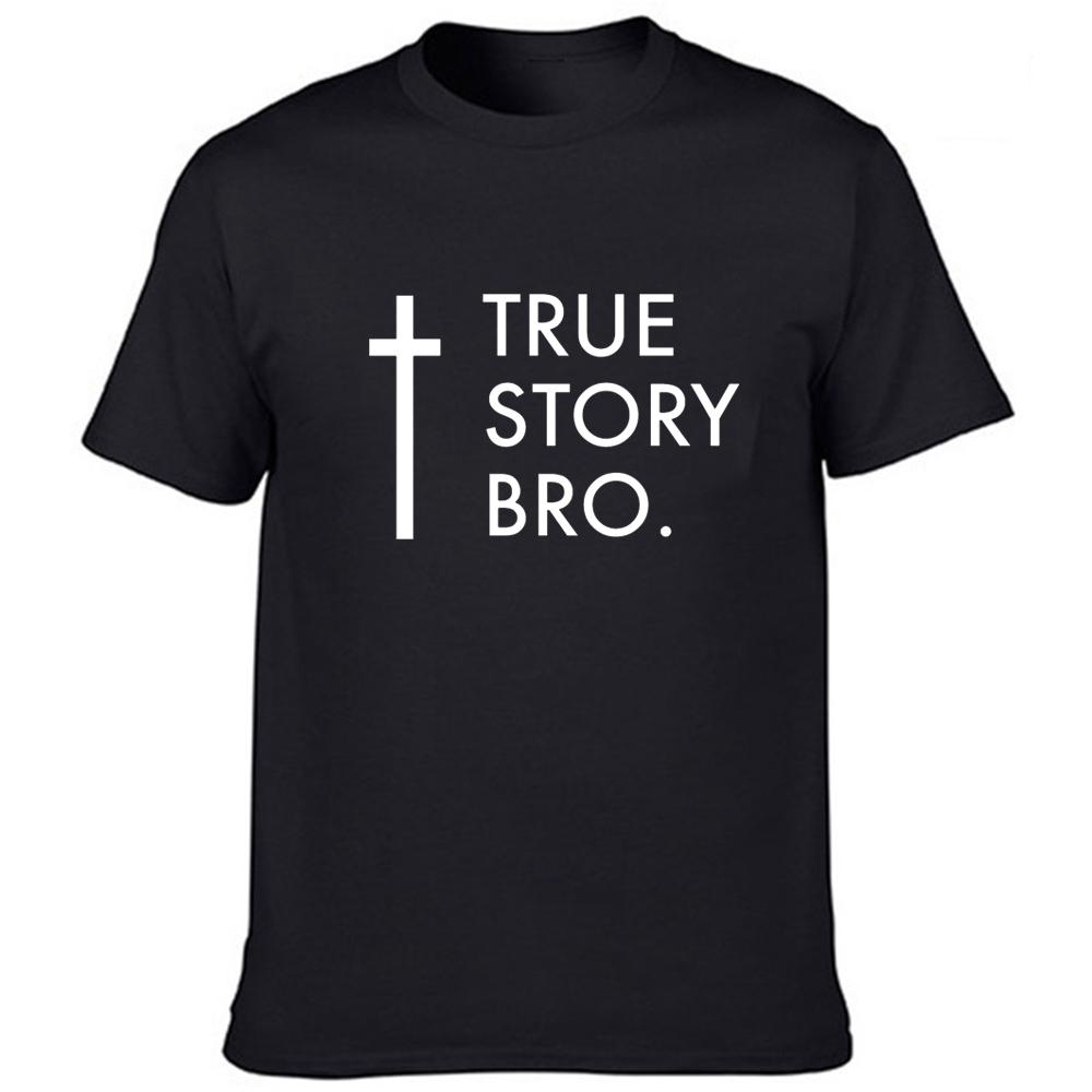 Story Bro Fashion Men Harajuku Casual T Shirt Christian Religious Jesus Faith Graphic T Shirt