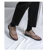 Atmungsaktive Herren-Leder-Sandalen mit Lochmuster (Brogue-Stil) - Sommertrend 2024
