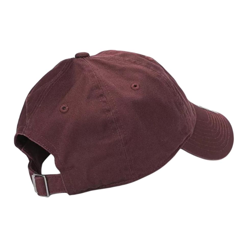 Nike Logo Print Cotton Baseball Cap Unisex Hats Burgundy White FB5368-652