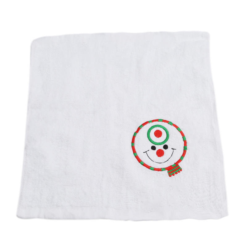 1PC Cute Santa Claus Snowman Christmas Tree Cupcake Towel Baby Shower Washcloths Birthday Party Favors for Guests
