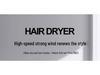 Portable Quick-Drying Folding Hair Dryer for Home, Dorm, Hotel, Travel