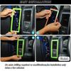 2x Center Console Two Side Air Vent Outlet Cover Trim For Dodge RAM Light Green
