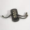 Bronze Hook Coat Hook Home Decor Organizing Space Stylish Finish 3 Arms Design Adjustable Arms Easy Installation