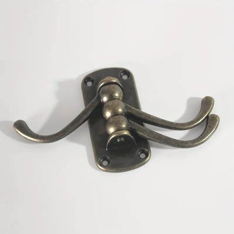 Bronze Hook Coat Hook Home Decor Organizing Space Stylish Finish 3 Arms Design Adjustable Arms Easy Installation