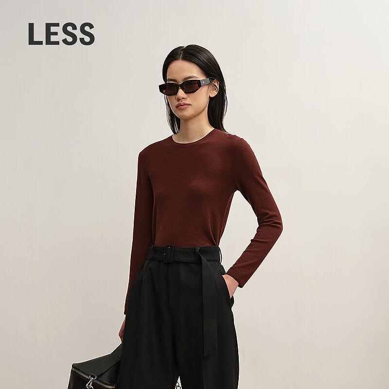 LESS Women's 2P0316560 Long Sleeve Knit Sweater