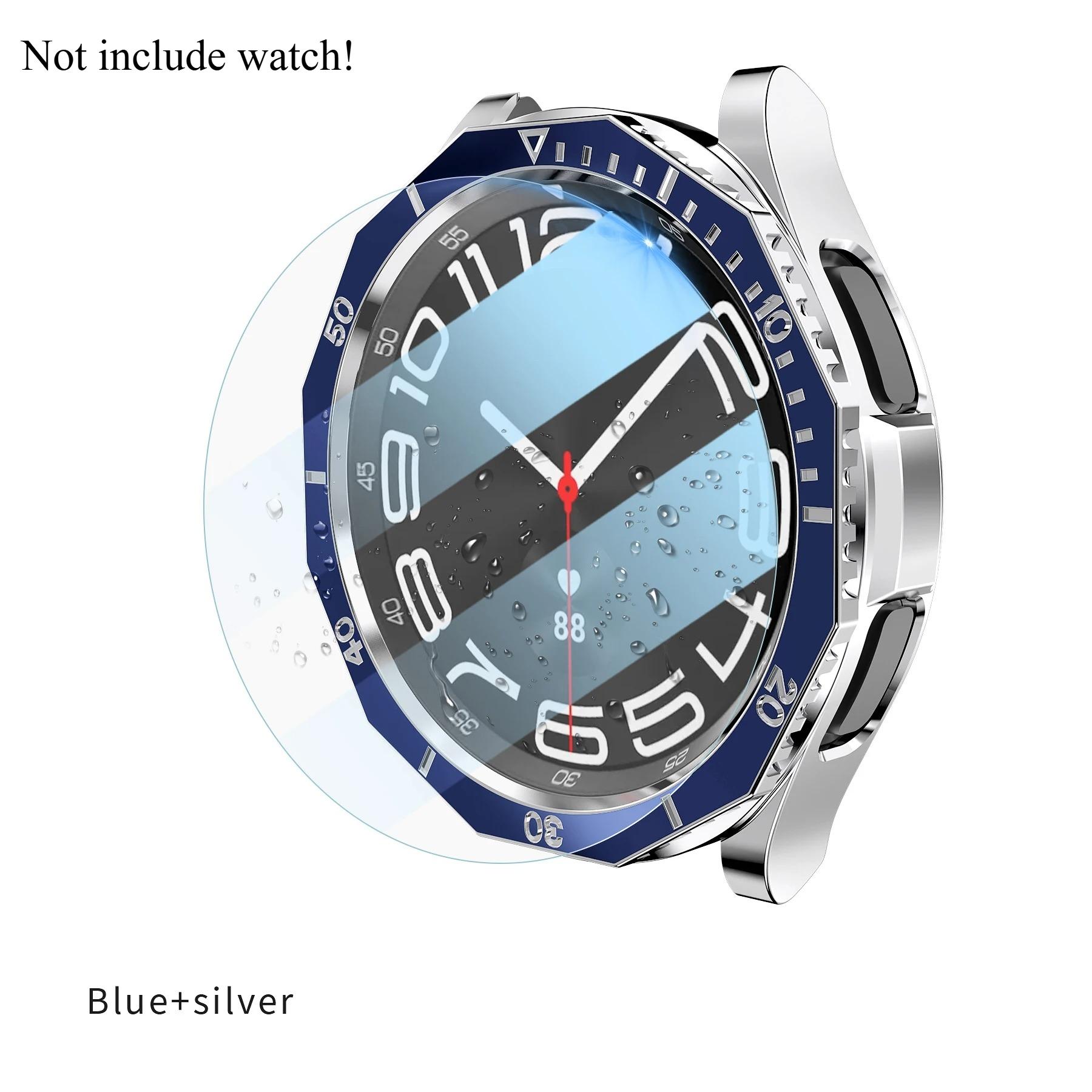 3 v 1 puzdro+Rámček+Sklenená fólia Pre Samsung Galaxy Watch 6 Classic 47MM 43MM Chránič obrazovky Galaxy Watch 6 Classic Nárazník Galaxy 6Classic 47MM