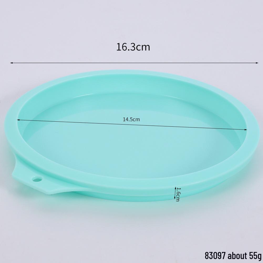 Silicone 3-Hole Round Cake Mold, 4-Inch Multifunctional Baking Pan