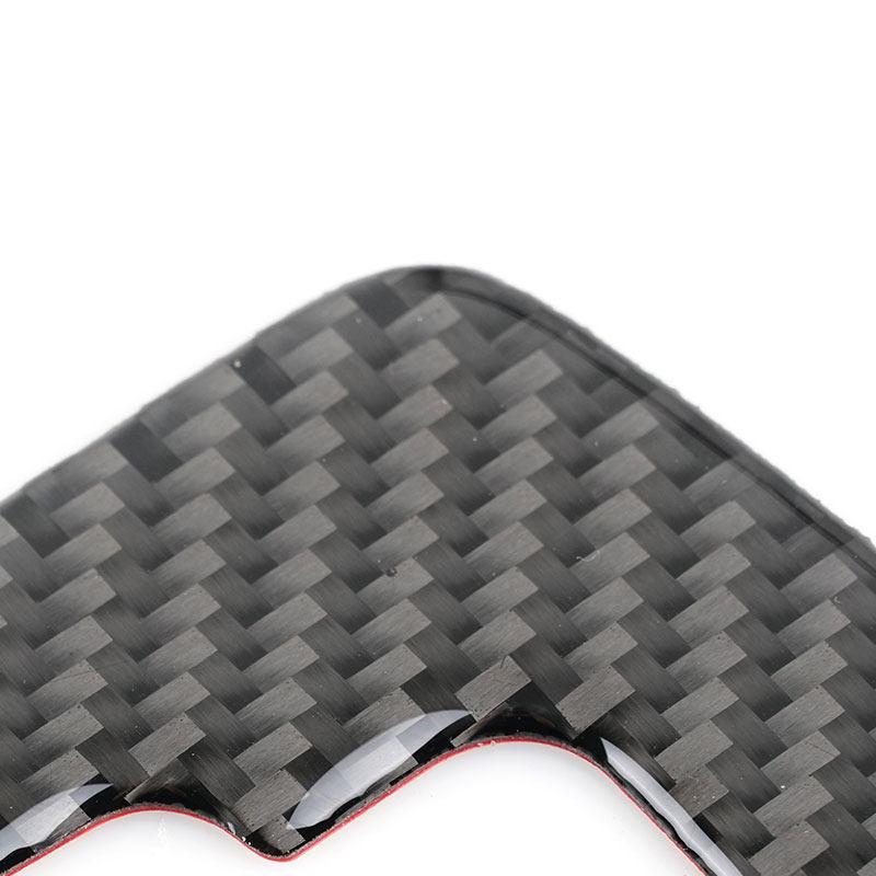 For Seat Leon 2005 2006 2007 2008 2009 2010 2011 2012 Car Soft Carbon Fiber Interior Accessories Gear Shift Panel Trim