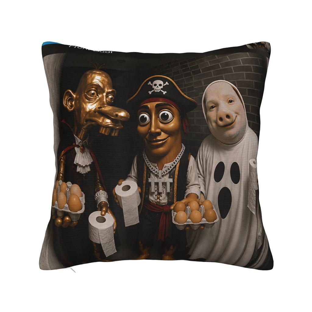 John Pork Traditional Polish Krakow Square Pillow Covers Room Funny Meme Cushion Case Cool Decor Throw Pillow Case 40*40