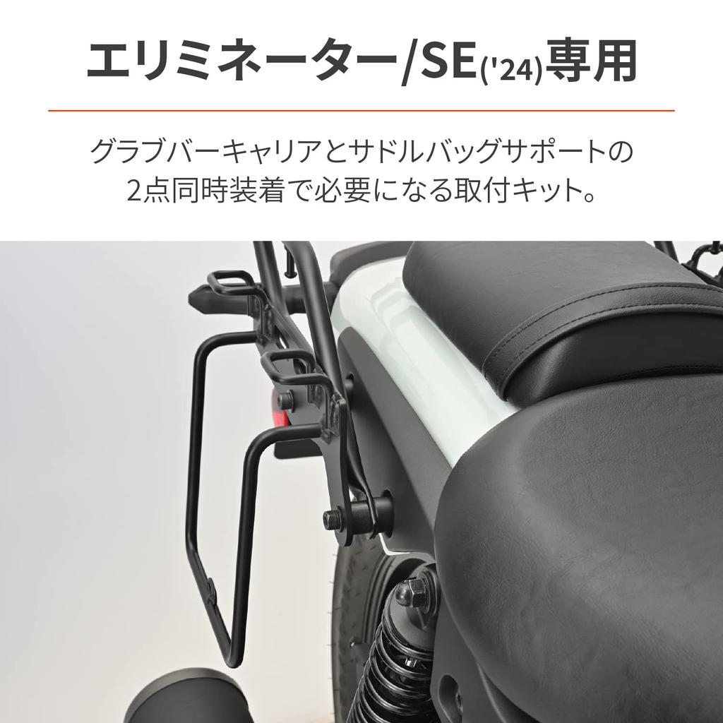 Daytona 15416 Motorcycle Rear Carrier + Saddlebag Support Simultaneous Mounting Bolt Eliminator/SE (24) Saddlebag Support Mounting Kit for One Side