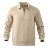 Men's Loose Casual  Long-sleeved Lapel Zip-up Hoodie