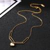 2023 Fashion Girl Pendant Necklace Fashion Luxury Girl Necklace Gift White Love Pendant Pure Love Elegant Jewelry Lover Necklace