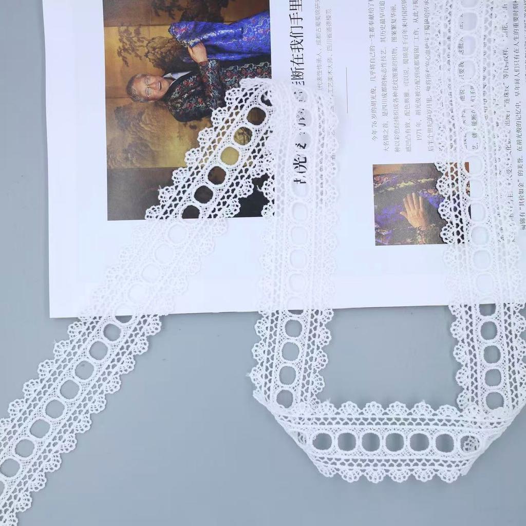 New Wearable Ribbon Hollow Water-Soluble Embroidery Lace Barcode, Clothing Decoration Ingredients Lace Lace Accessories