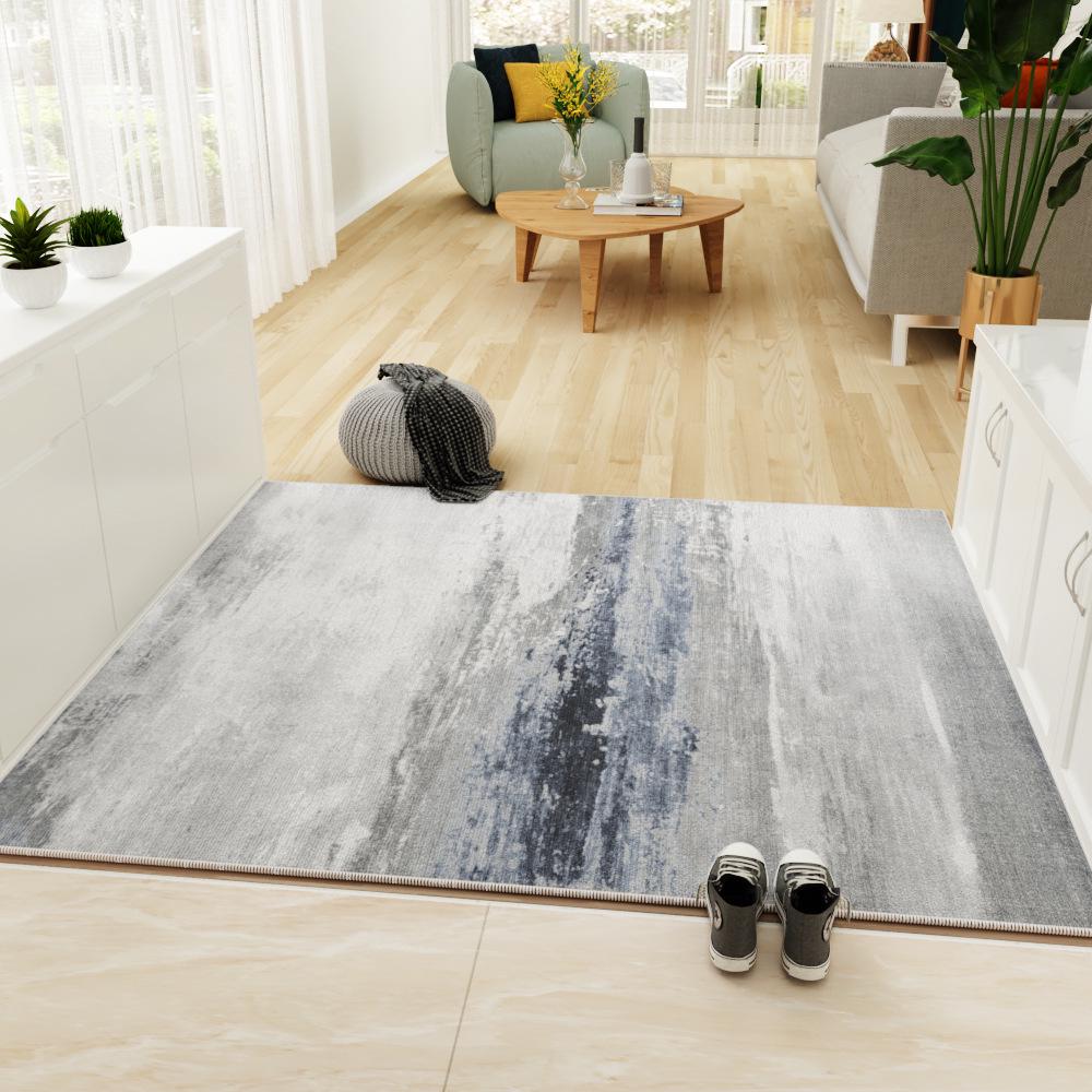 Wabi-Sabi Style Luxury Non-Slip Velvet Entrance Mat for Porch and Bedroom.