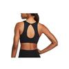 Nike Dri-FIT Solid Logo Medium Support Sports Bra Women Underwear Black DM0657-010
