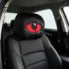 2 Pcs Red Demon Eye Headrest Covers, Universal Car Pillow Cases, Washable Breathable Decor for Vehicle Interior