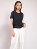 ACUD Half Sleeve Sheer Knit_Grey