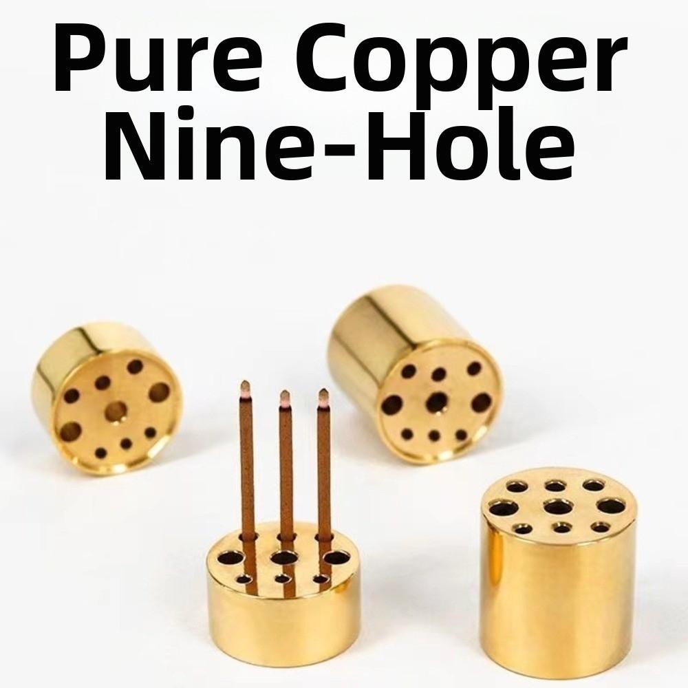 9 Holes Incense Holder Vintage Fragrance Incense Stick Plate Incense Burner Study Office