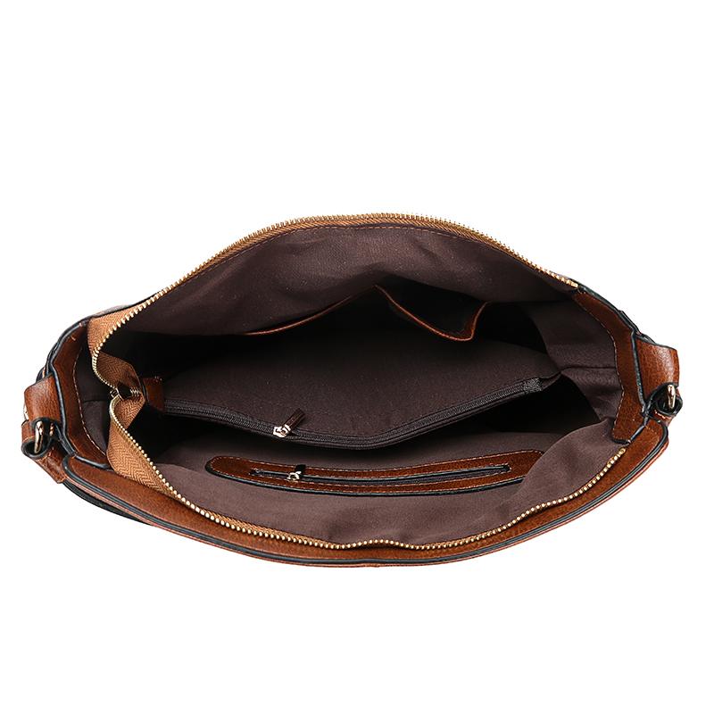 Leather Women Handbags Female Leisure Shoulder Bags Fashion Purses Vintage   Large Capacity Tote Bag