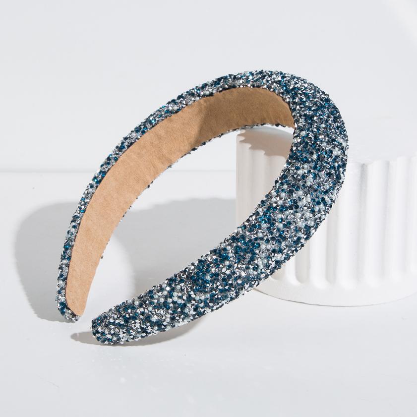 Luksuriøse Krystall Brede Pannebånd For Kvinner Jenter Mote Hårbånd Elastisk Hårbøyle Vaske Ansikt Hårbånd Kvinnelig Hårtilbehør