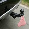 Hanging Truck Balls Nuts, Funny Trailer Hitch Decoration with Chain, Prank Automotive Vehicle Exterior Accessory, Gag Gifts for Boyfriend Husband