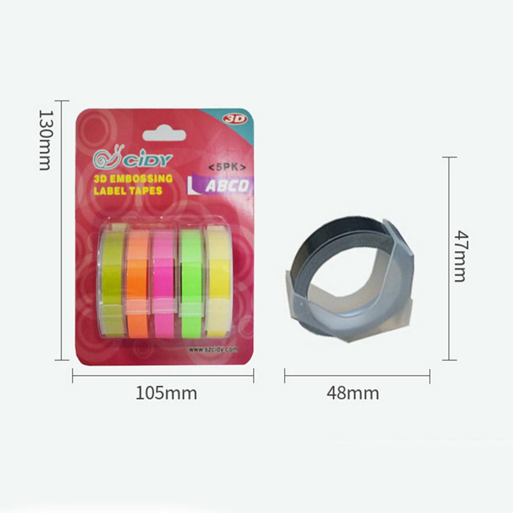 Printing Label Tape for Motex Manual 3D Embossing Engraving Machine Plotter Sticker Tape