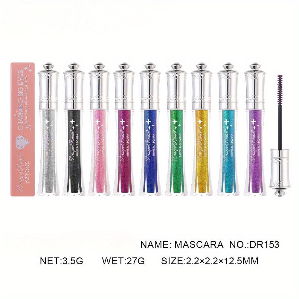Glitter Flash Mascara Shimmering Diamond Sparkle Mascara,Waterproof,Smudge-Proof, Long Lasting Volumizing Eye Makeup