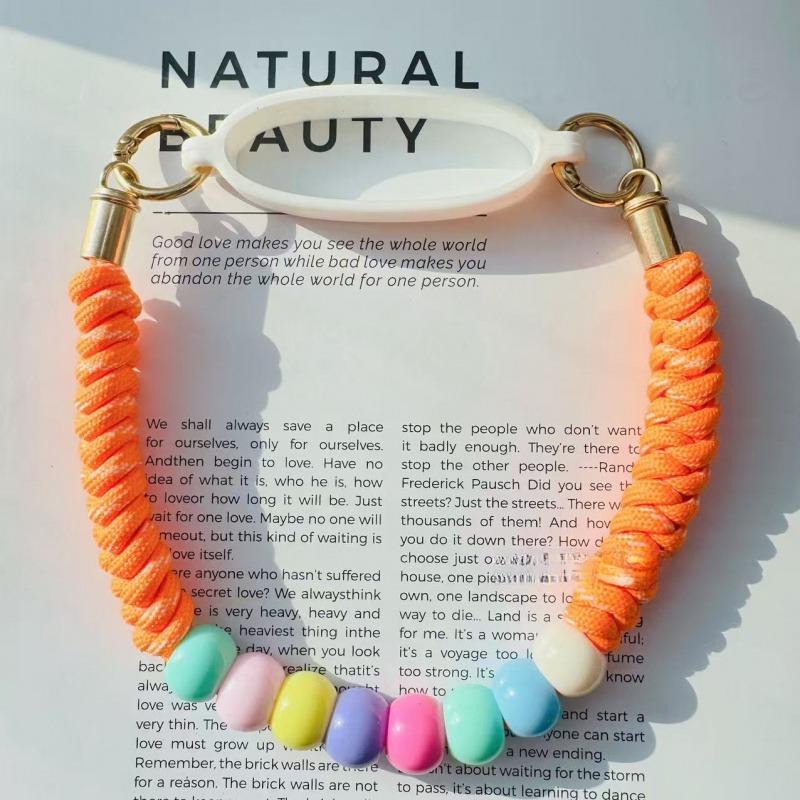 For Stanley Tumbler Strap Holder Dopamine Colored Cream Portable Lanyard Cup Sleeve Suitable 6-10cm Cup Mouth Thermo Accessories