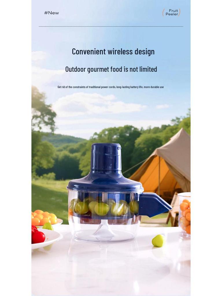 Electric Fruit & Vegetable Peeler for Home & Commercial Use, Ideal for Grapes and Milk Tea Shops