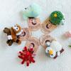 Penguin Series Animal Red Panda Standing Shoulder Decorative Pendant Plush Toy