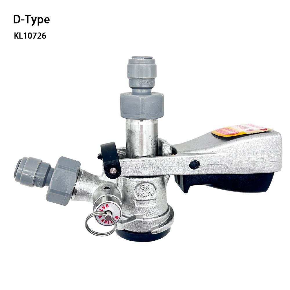 Kegland A/D/S Type Keg Coupler Stainless Connenctor with 2pcs Duotight KL06903 Beer Accessories Home Brewing