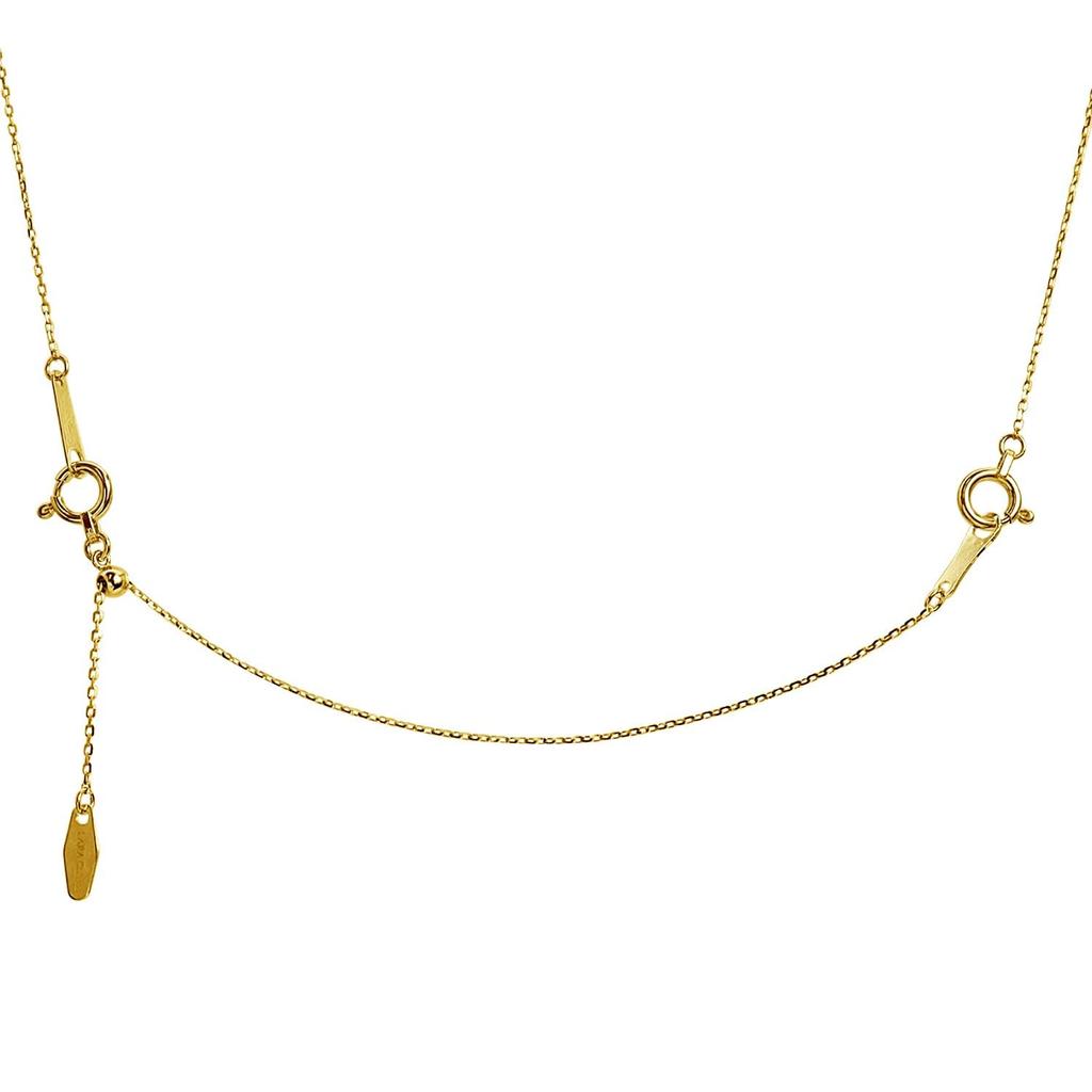 Lala Christie Adjustable 18K Chain, Azuki, Gold, la97-0001-ayg