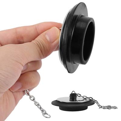 Yousheng Rubber Sink Drain Stopper Chain-Mounted Hook Design Sink Clog Prevention Tool Homeowner Essential Sink Accessory