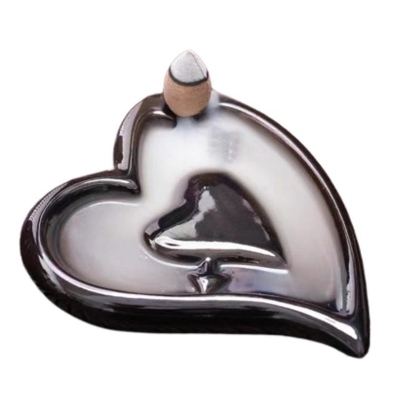 Wasserfall-Räuchergefäß, Rückfluss-Räuchergefäß, kreativer Keramik-Aromatherapie-Dufthalter, Vintage-Aroma-Diffusor für den Innenbereich