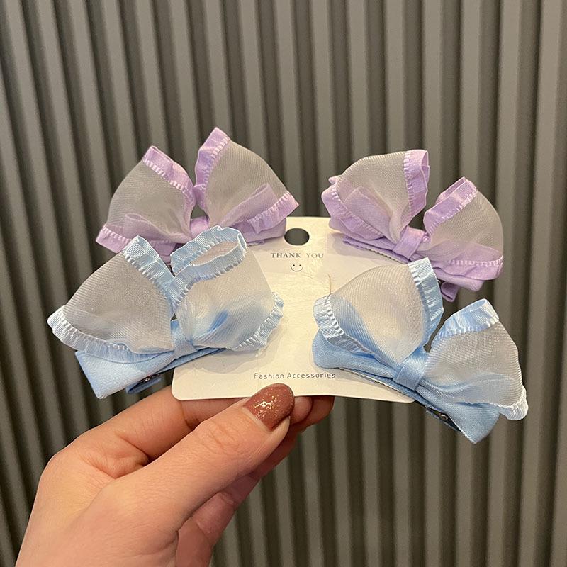 

3D Bow Hair Clip - Princess Headwear for Girls: Cute Baby Hairpin & Side Clip Accessory