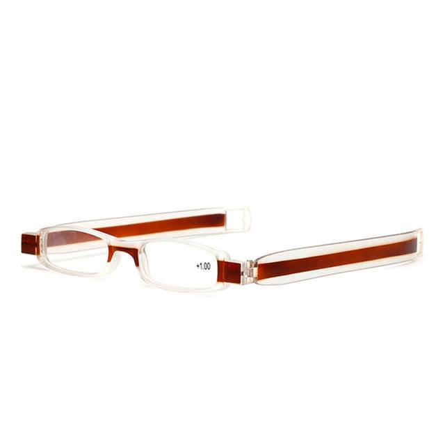 

Unisex 360 Degree Rotation Folding Reading Glasses Portableoptical Resin Eyeglasses Presbyopia Hyperopia Glasses for Women Men 3.0