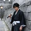 TUAHOUS BLEACH Kuchiki Rukia Cosplay Costume, Kendo Outfit, Halloween, School Festival, Event, Disguise (Size M)