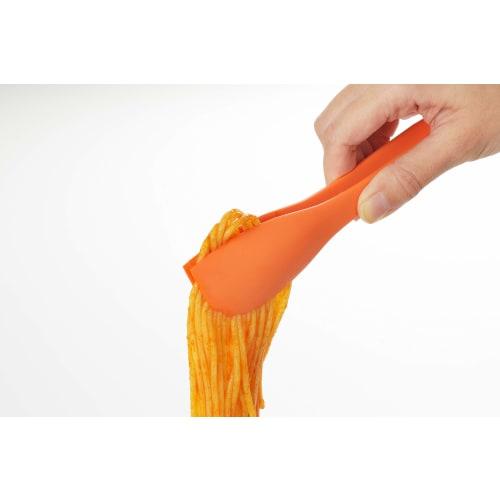 Endo Shoji Magische Servierzange, Schwarz, 16cm, Material: Polypropylenharz, doppelt geprägt, hergestellt in Japan (Tsubame-Sanjo)