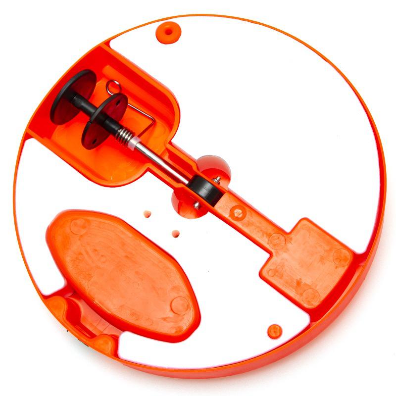 Ice Fishing Platform with Auto Flags and Orange-Red Floats - Winter Outdoor Gear with Anti-Freeze Features