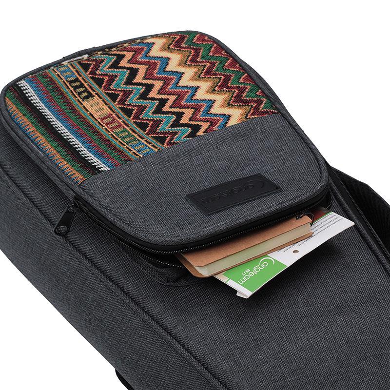 Bohemian Ukulele Bag - 21", 23", 26" with Padding and Double Shoulder Straps