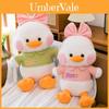 Anatra Peluche con Fiocco per Bambini e Ragazze Regalo in Peluche Corto Super Morbido
