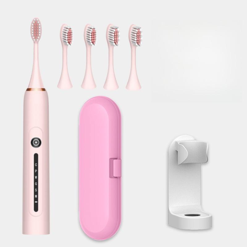 Electric Toothbrush Smart Home Sonic Portable Couple Toothbrush Soft Hair Adult Charging Set
