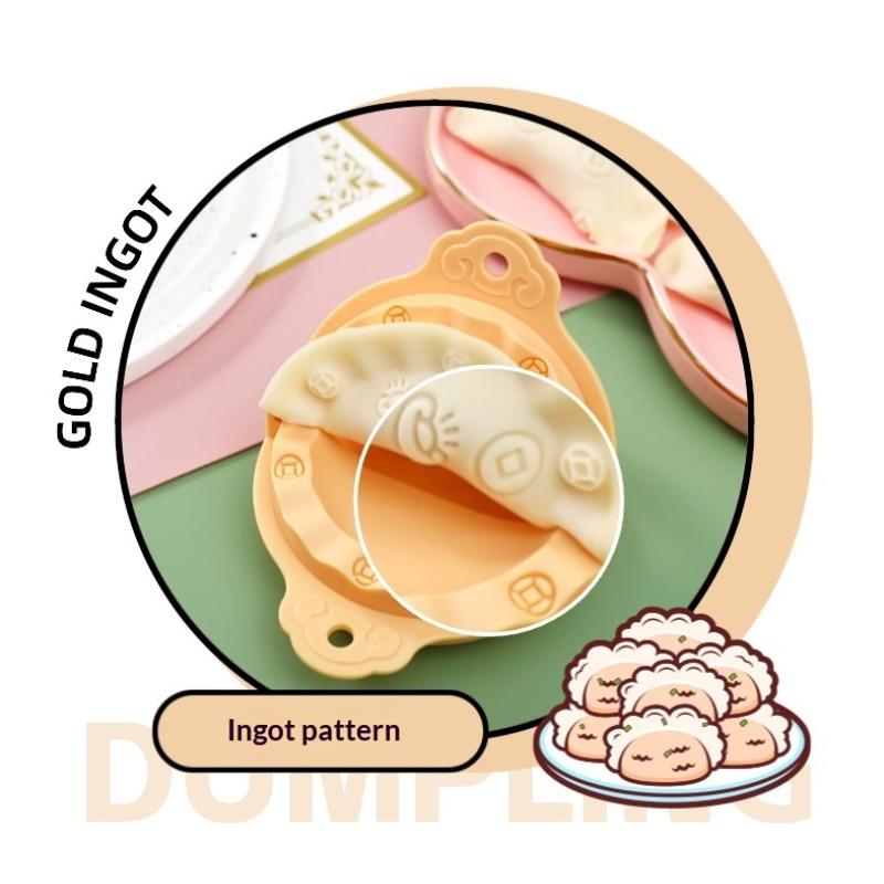 Printed Dumpling Maker Reusable Dumpling Press Mold Animal Flower Shapes Dumpling Maker Machine Safe Empanada Press Mold