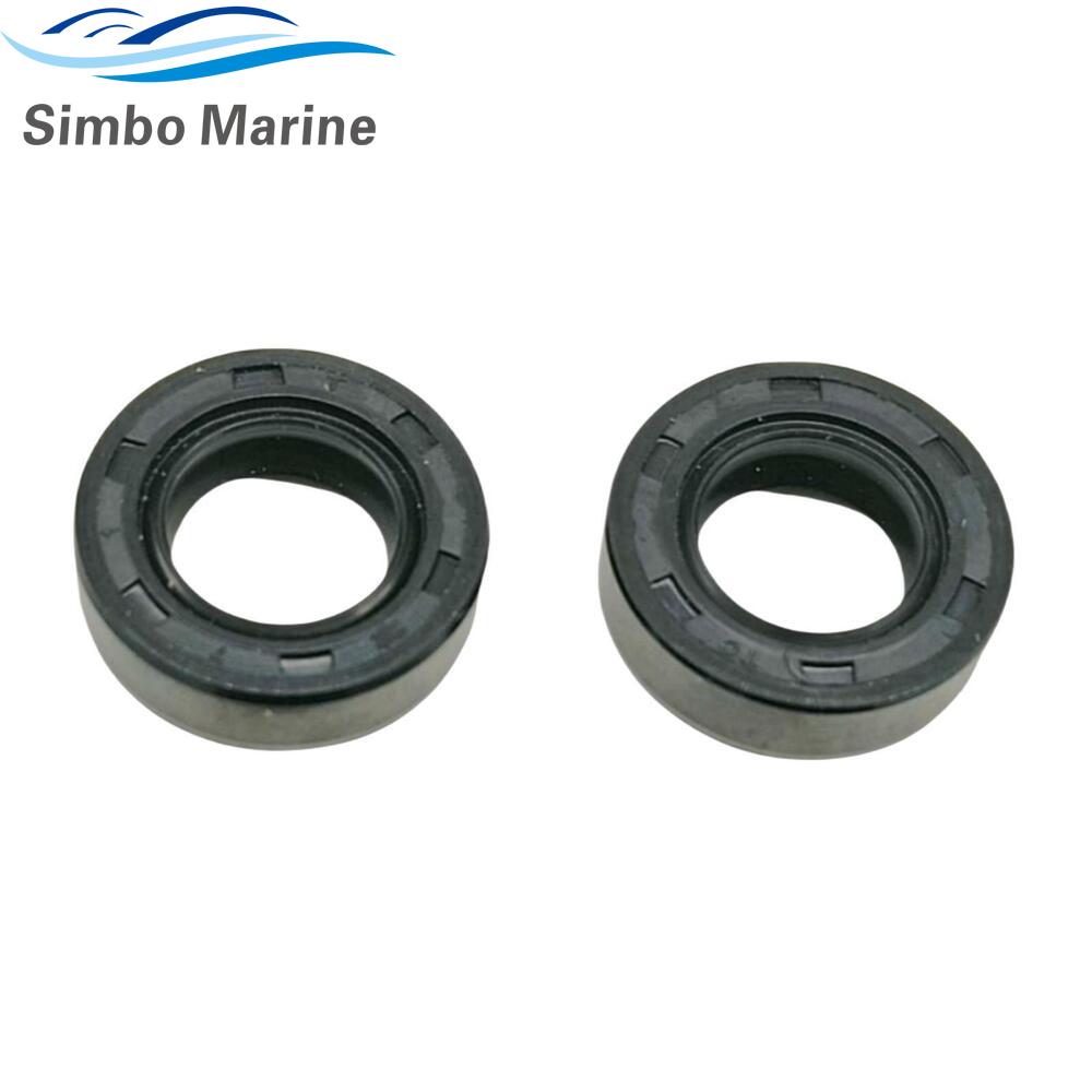 2 Stück Simmerring für Yamaha 93101-10M14 Außenbordteile 2-Takt 4PS 5PS für Parsun F4-03000027 passend für Hidea Powertec 10.8x21x7mm