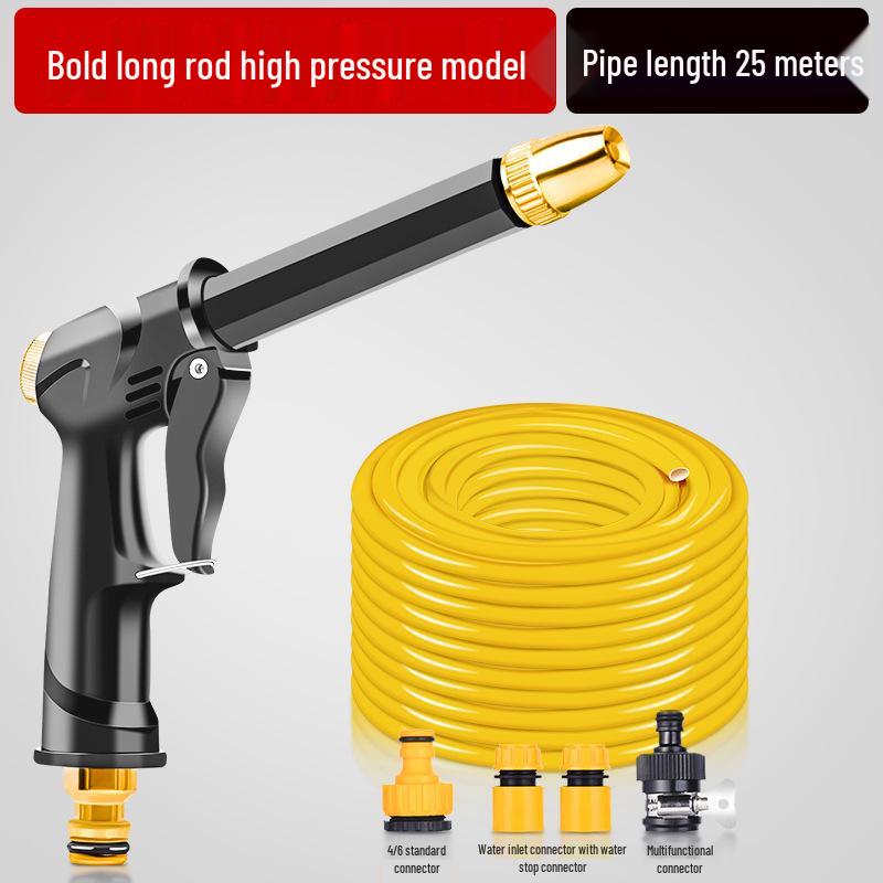 High-Pressure Car Wash Spray Gun: Powerful Nozzle for Tap Water, Ideal for Cars, Floors, and Gardens