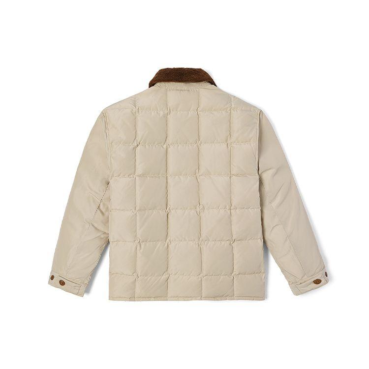Lee Zip-Up Letter Logo Down Jacket Men outerwear Off-White LMT0040662RZ00F97W000
