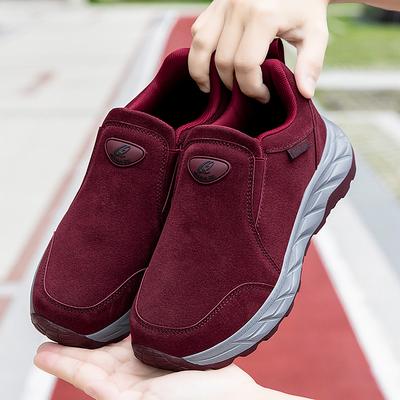 Men's Health Step Spring Outdoor Breathable Hiking Thick Soled Couple Sneakers Shoes Comfortable Lazy Set Casual Shoes 36-45