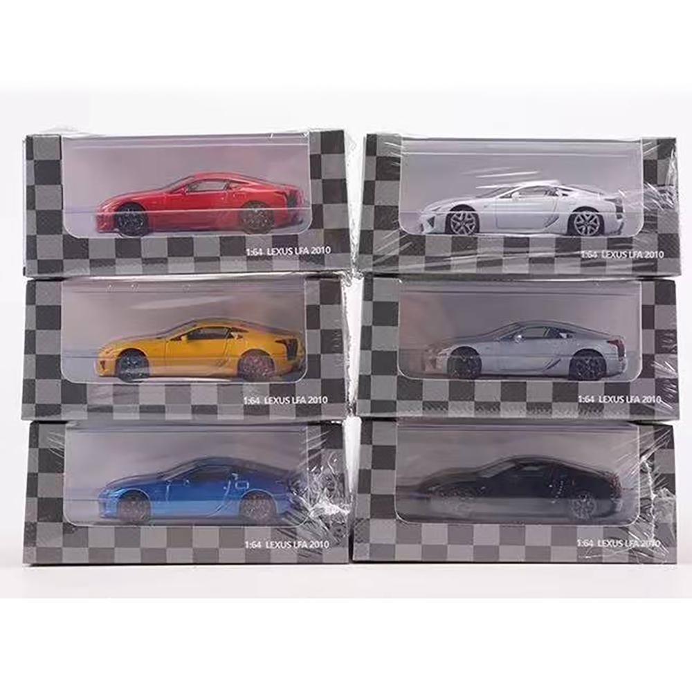 fxcr3 Original Die-cast 1:64 Scale 2010 Lexus Lfa Simulation Alloy Car Model Fan Collection Display Home Decoration Metal Ornaments