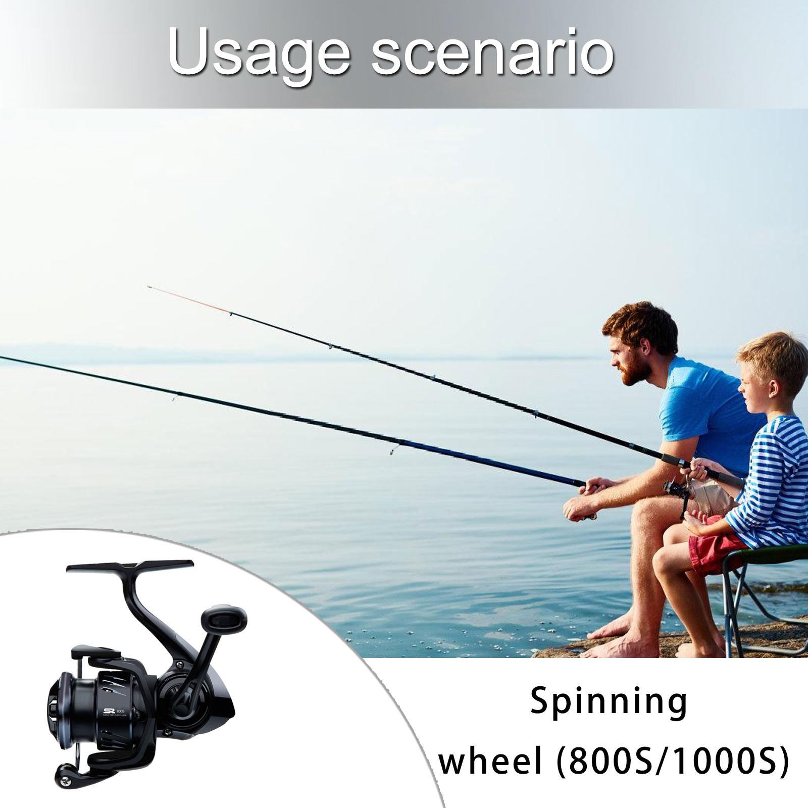 Powerful Spinning Fishing Wheel 5.2:1 Carbon Spinning Fishing Line Reel Highly Speed Gear Ratio Fishing Reel Enduring