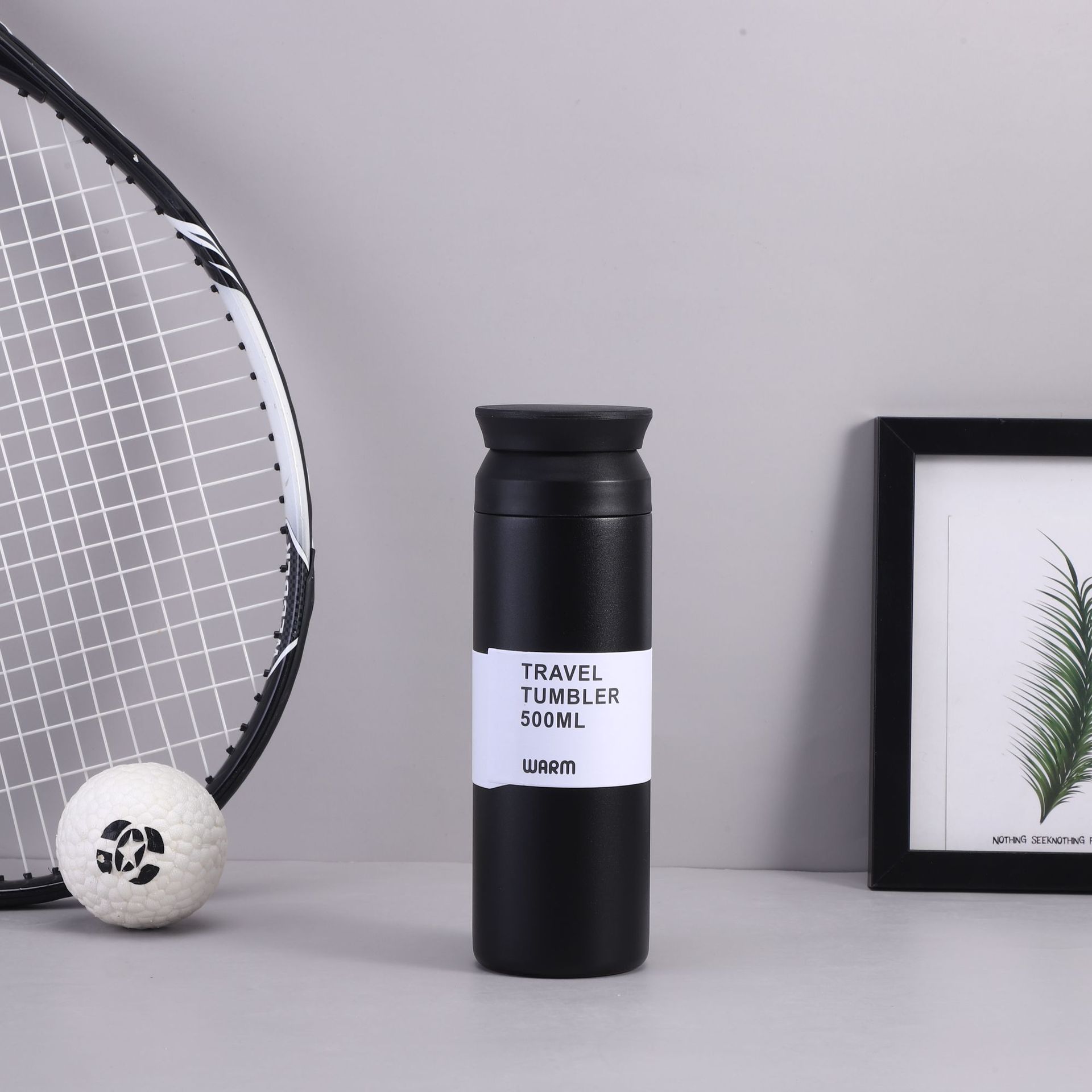 

Простая термокружка из нержавеющей стали, портативная для улицы, с высоким уровнем внешнего вида, кофейная кружка, большая емкость, вакуумная кружка-элемент 350ml